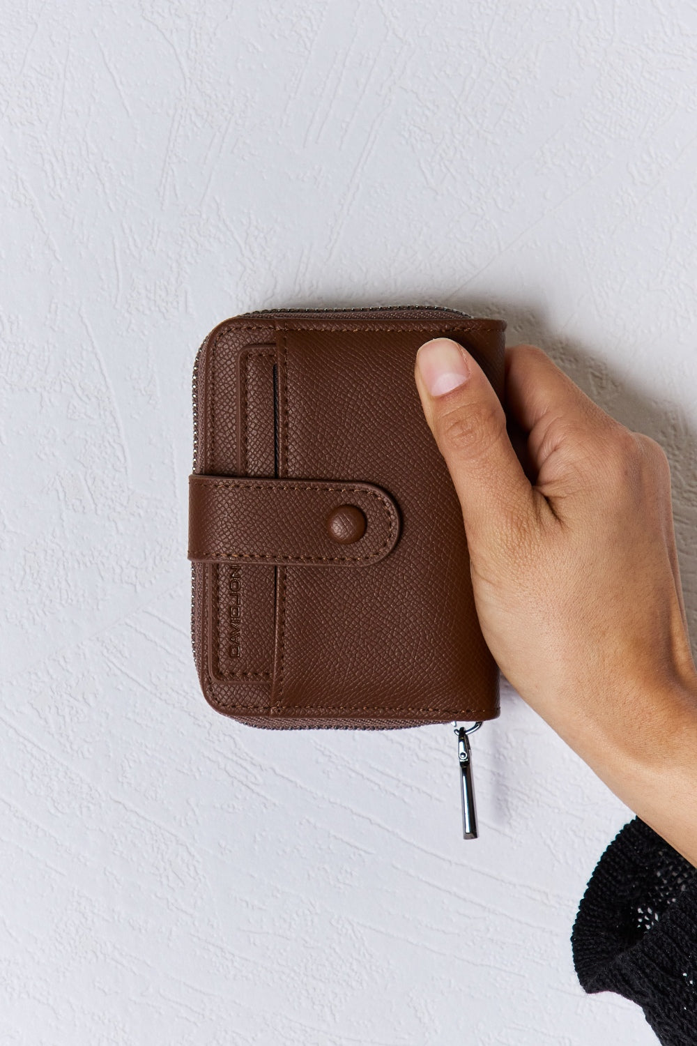 David Jones Vegan Leather Mini Wallet - Fits Your Eco-Conscious Life!