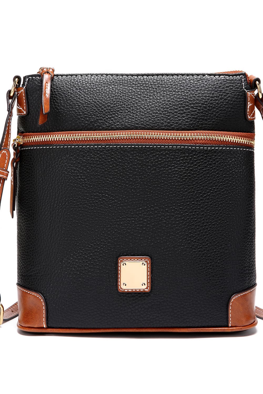 Vegan Leather Crossbody Bag - Classic Style, Modern Convenience!