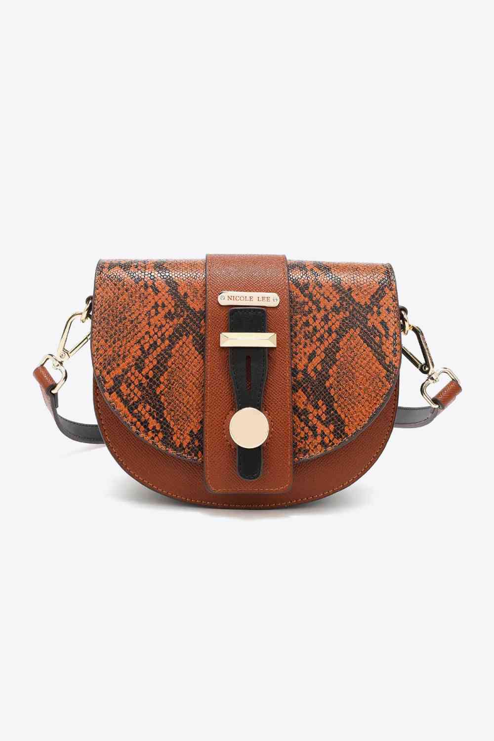 Nicole Lee USA 3-Piece Bag Vegan Leather Set Animal Print: Your Everyday Essentials, Effortlessly Organized