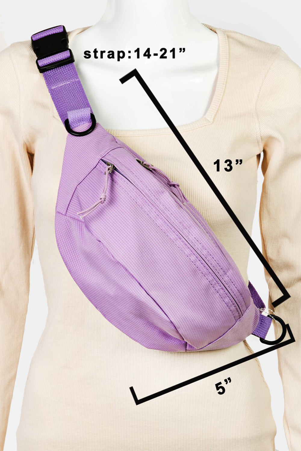 Fame Adjustable Strap Sling Bag - Find Your Perfect Fit!