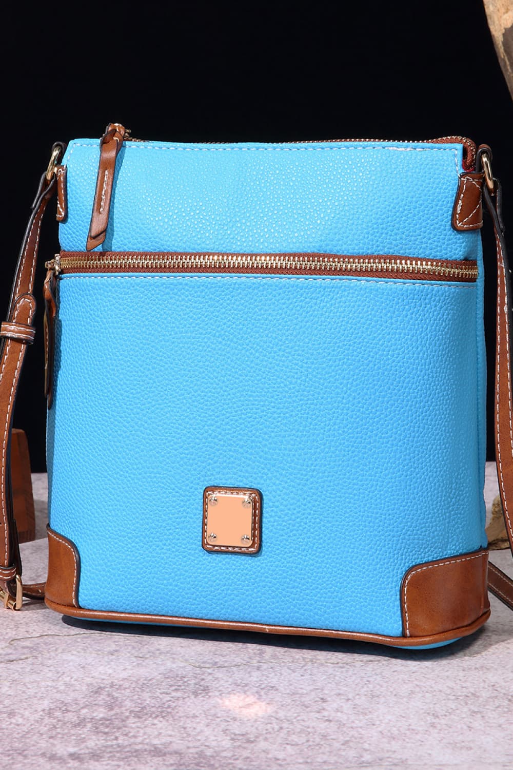 Vegan Leather Crossbody Bag - Classic Style, Modern Convenience!