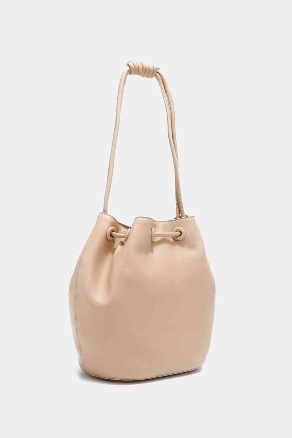 Nicole Lee USA Amy Stylish Leather Studded Bucket Tote Bag - Edgy Style with Effortless Charm!