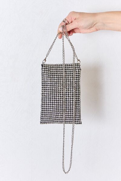 Forever Link Rhinestone Mini Crossbody - Evening Elegance in a Dazzling Package!