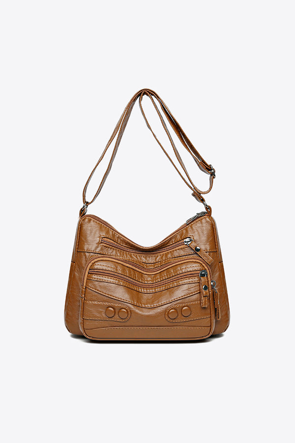 Vegan Leather Adjustable Strap Shoulder Bag - Find Your Perfect Fit!