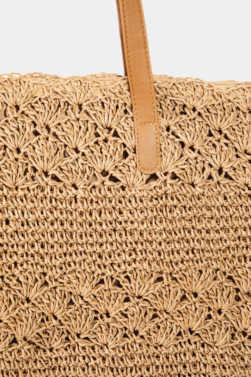 Fame Straw Braided Tote Bag - Timeless Summer Style!