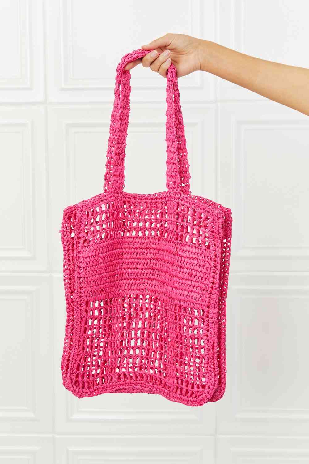 Fame Tropic Babe Straw Tote Hobo Bag - Effortlessly Stylish for Every Summer Adventure