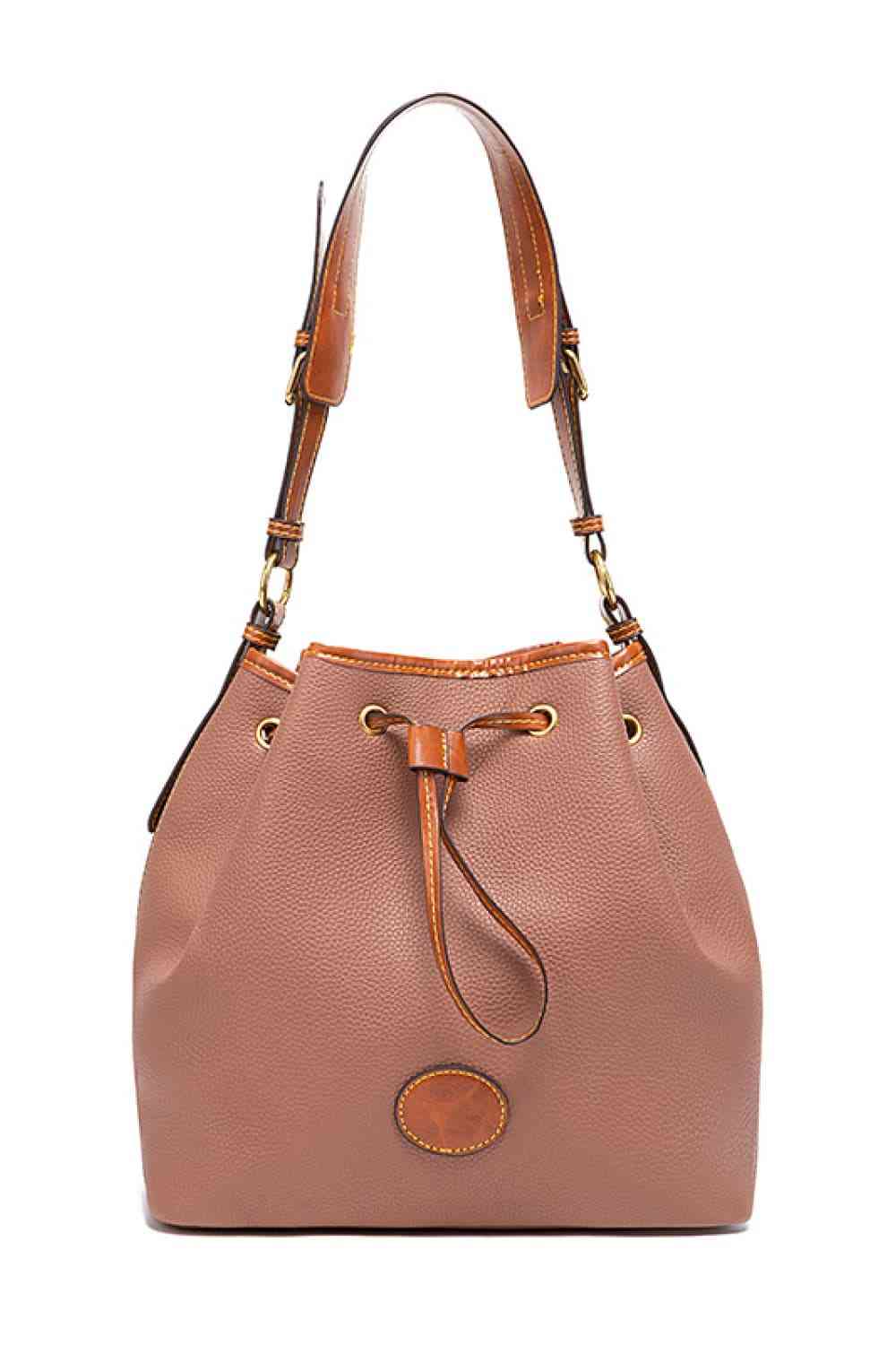 PU Drawstring Bucket Bag - Effortless Style with Modern Versatility!