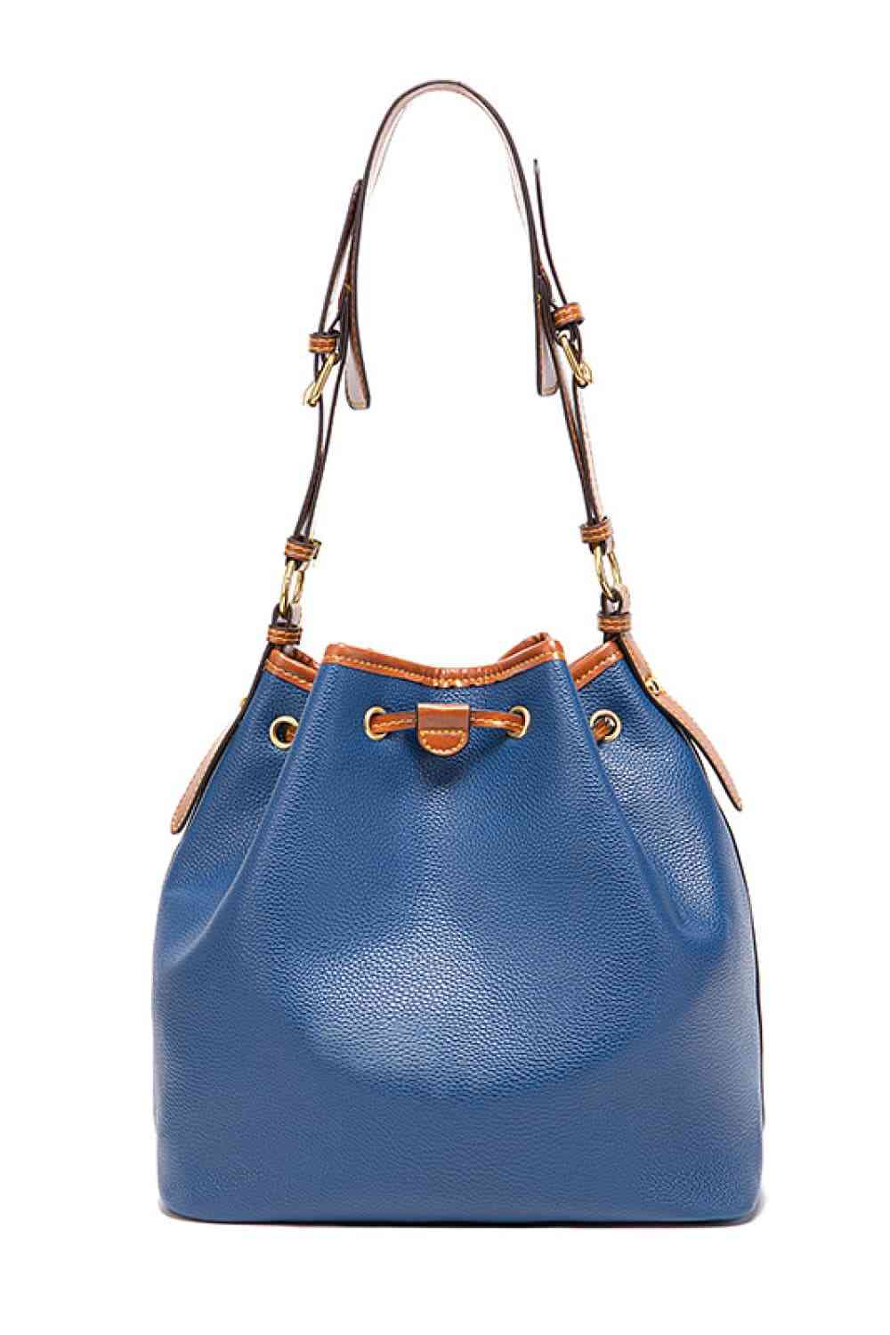 PU Drawstring Bucket Bag - Effortless Style with Modern Versatility!