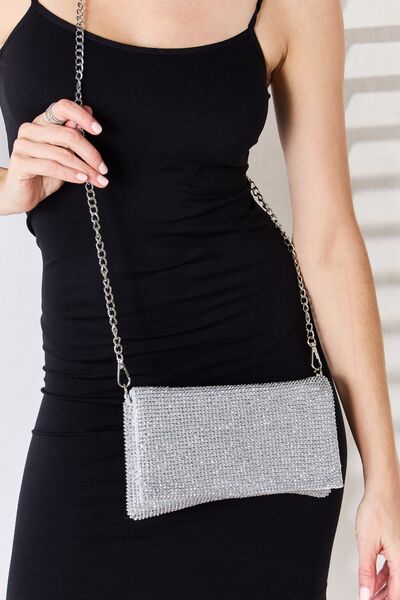 Forever Link Rhinestone Crossbody Bag - Dazzle Night and Day with Effortless Elegance