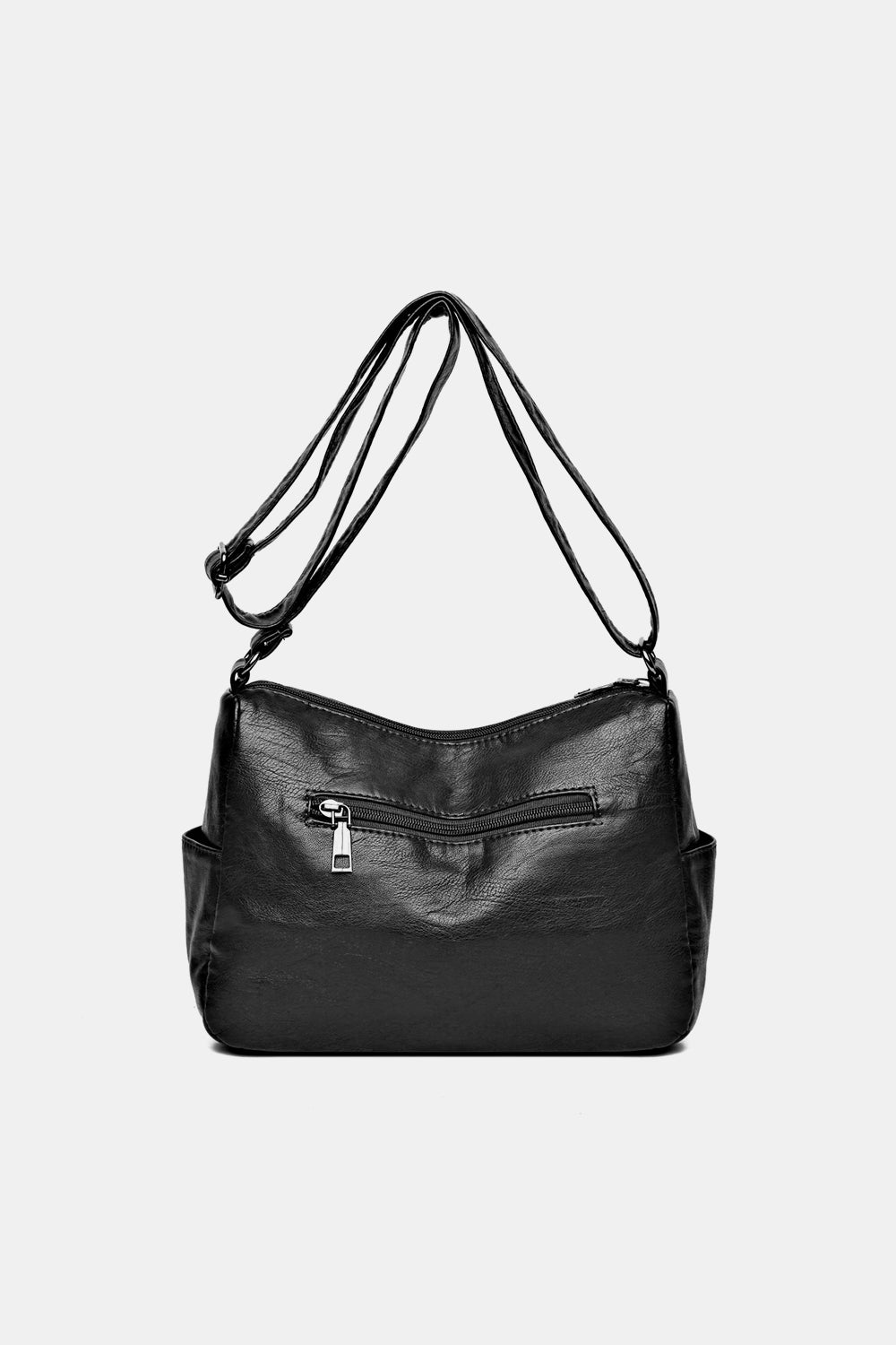 Vegan Leather Adjustable Strap Crossbody Bag - The Perfect Match: Style Meets Functionality!