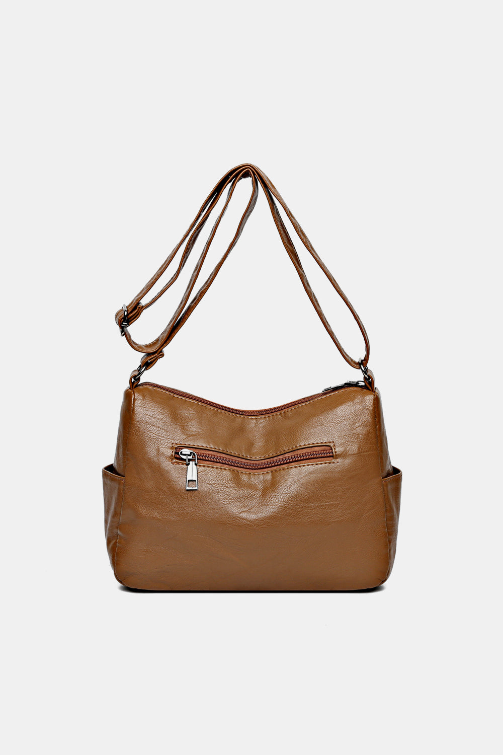 Vegan Leather Adjustable Strap Crossbody Bag - The Perfect Match: Style Meets Functionality!