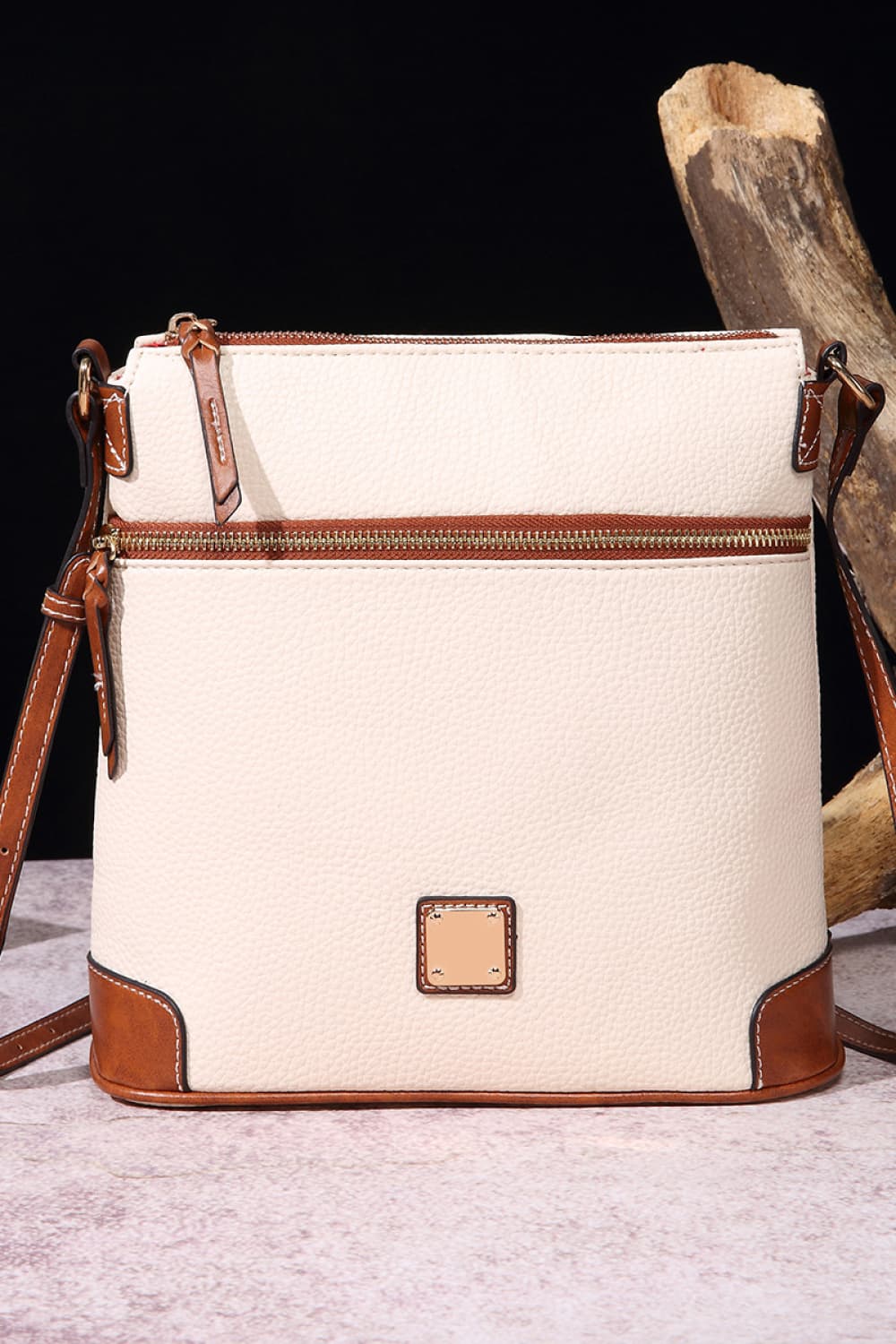 Vegan Leather Crossbody Bag - Classic Style, Modern Convenience!