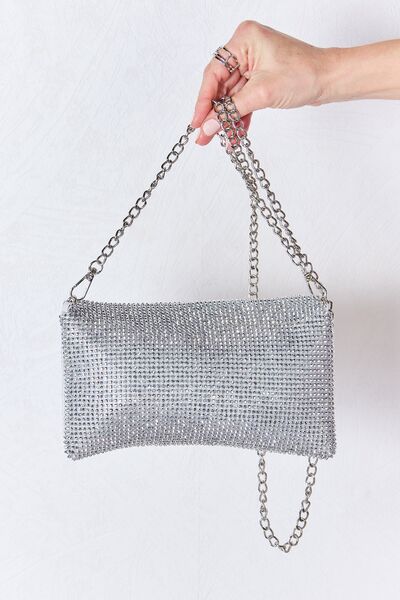 Forever Link Rhinestone Crossbody Bag - Dazzle Night and Day with Effortless Elegance