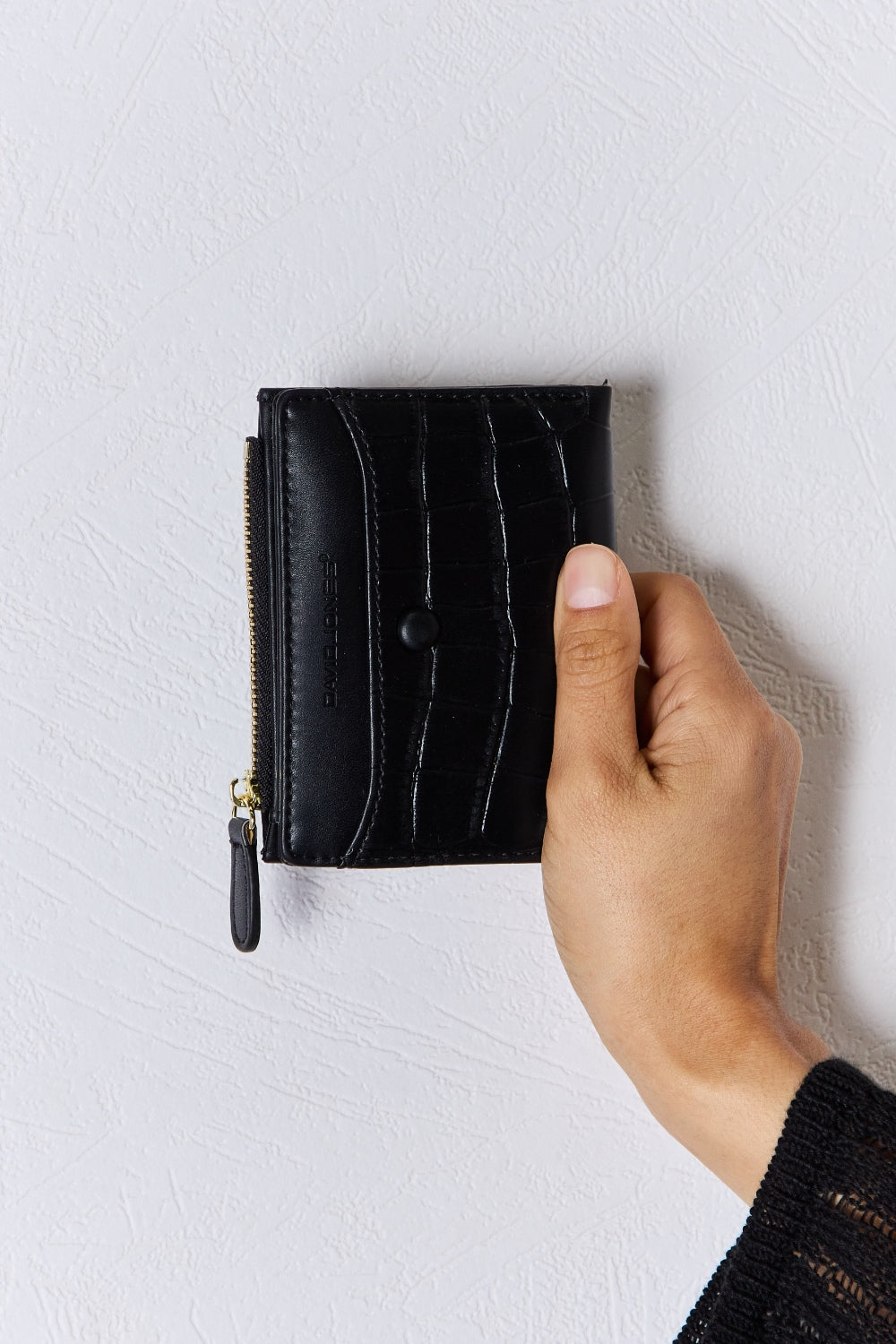 David Jones Texture Vegan Leather Mini Wallet - Big Style, Mini Size, You'll Adore!