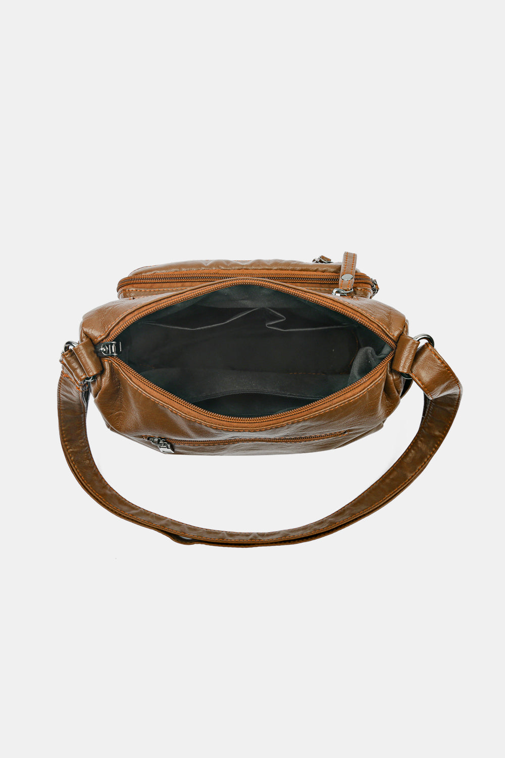 Vegan Leather Adjustable Strap Crossbody Bag - The Perfect Match: Style Meets Functionality!