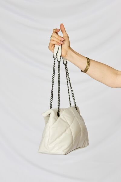 SHOMICO Vegan Leather Chain Handbag - Chic Versatility for the Modern Trendsetter