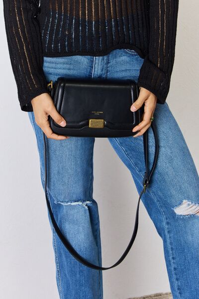 David Jones Vegan Leather Crossbody Bag - Effortless Style for Day or Night