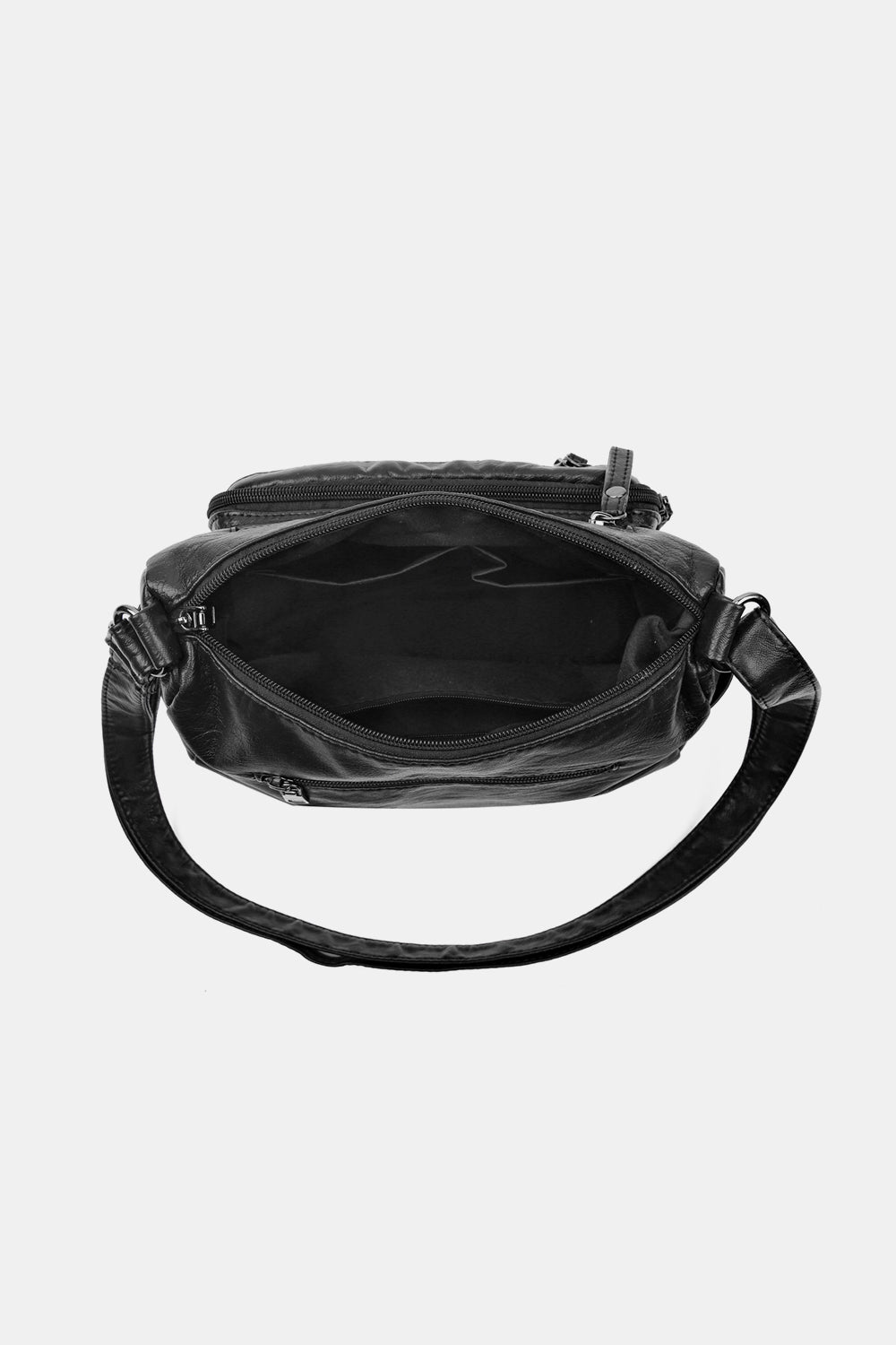 Vegan Leather Adjustable Strap Crossbody Bag - The Perfect Match: Style Meets Functionality!