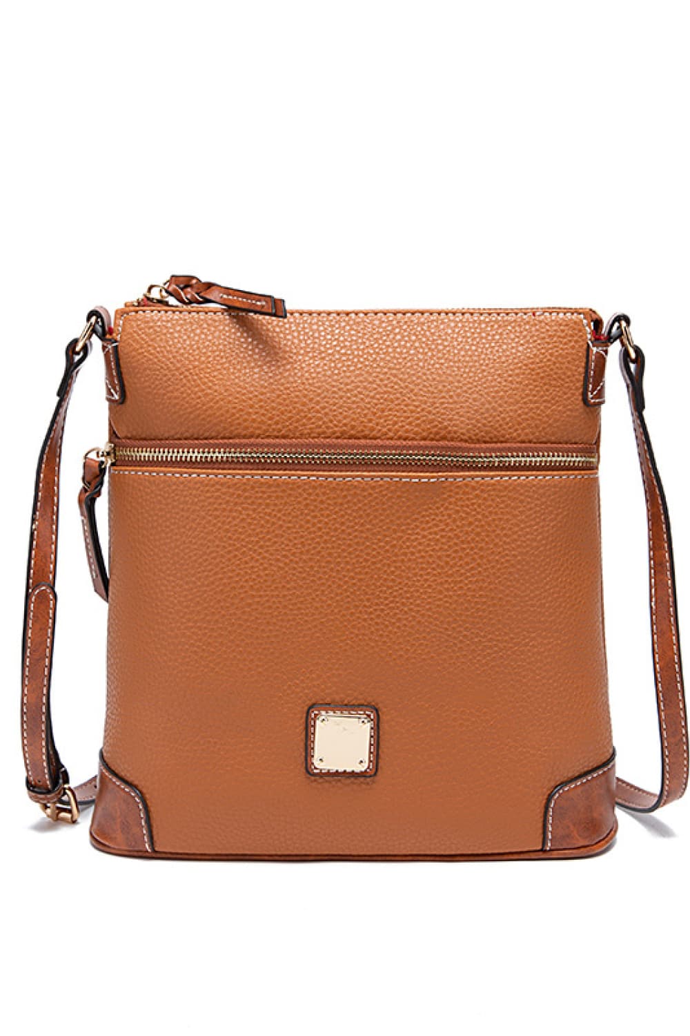 Vegan Leather Crossbody Bag - Classic Style, Modern Convenience!