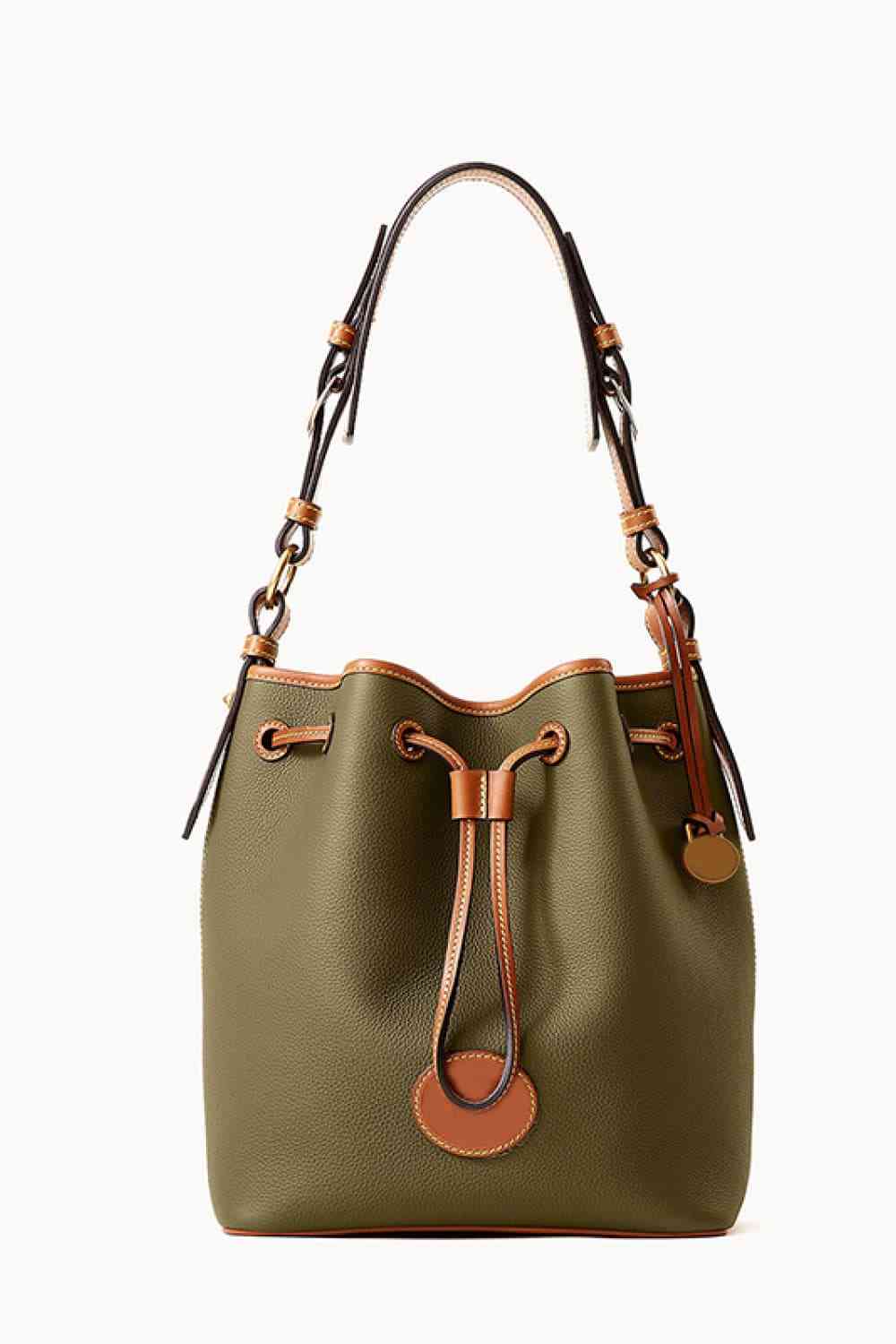 PU Drawstring Bucket Bag - Effortless Style with Modern Versatility!