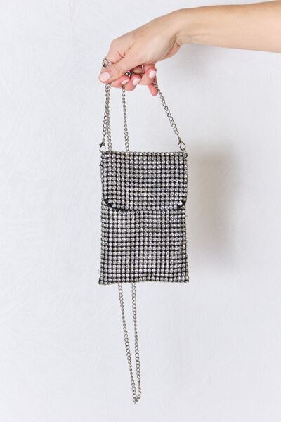 Forever Link Rhinestone Mini Crossbody - Evening Elegance in a Dazzling Package!