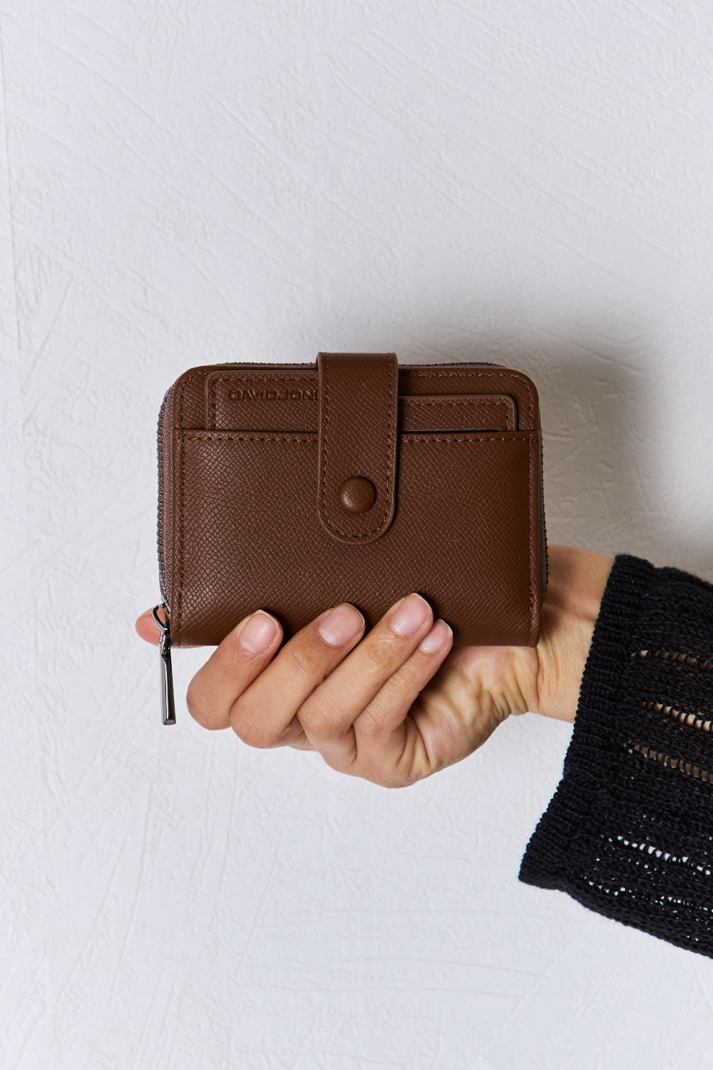 David Jones Vegan Leather Mini Wallet - Fits Your Eco-Conscious Life!