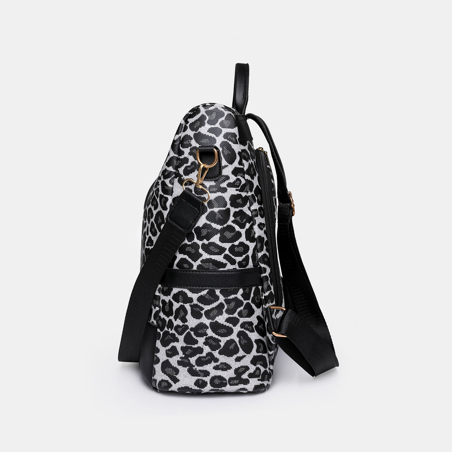 Leopard Vegan Leather Backpack Bag - Unleash Your Wild Side!