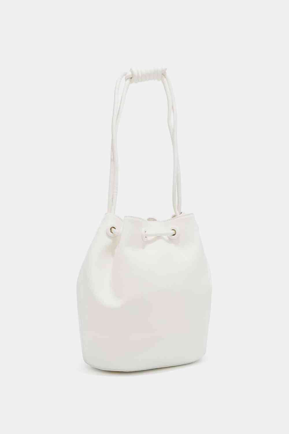 Nicole Lee USA Amy Stylish Leather Studded Bucket Tote Bag - Edgy Style with Effortless Charm!