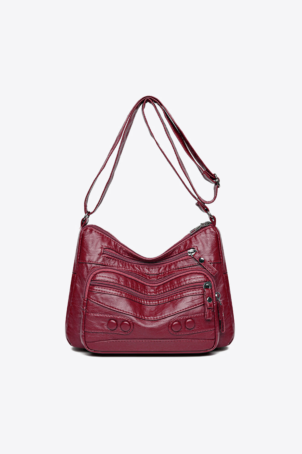 Vegan Leather Adjustable Strap Shoulder Bag - Find Your Perfect Fit!