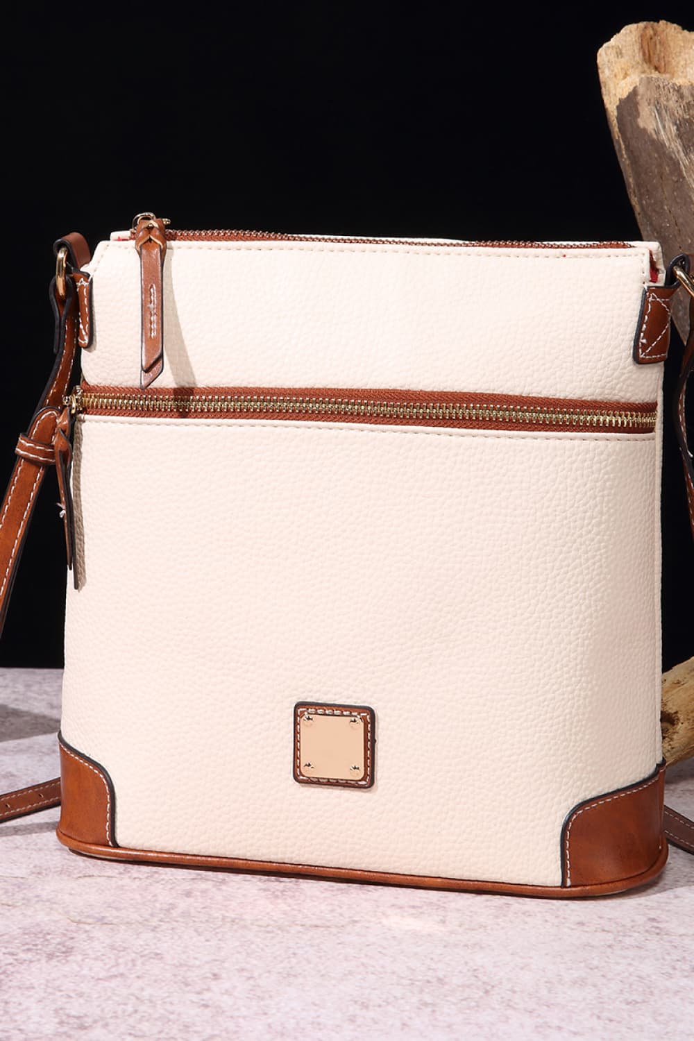 Vegan Leather Crossbody Bag - Classic Style, Modern Convenience!