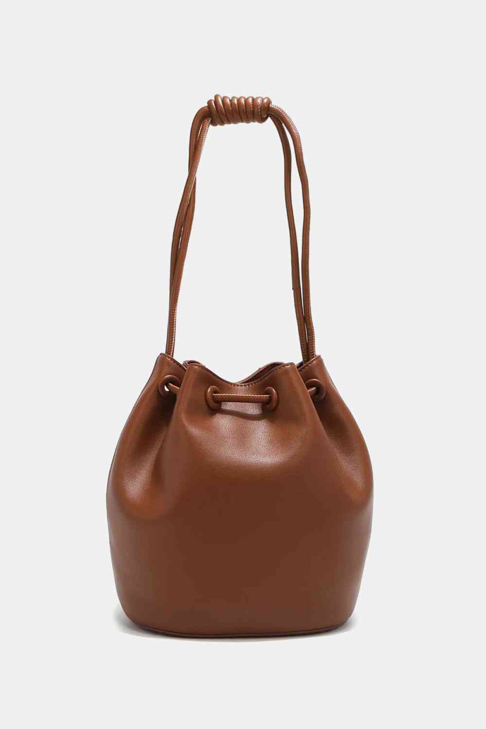 Nicole Lee USA Amy Stylish Leather Studded Bucket Tote Bag - Edgy Style with Effortless Charm!