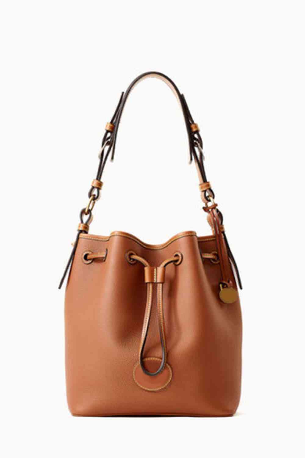 PU Drawstring Bucket Bag - Effortless Style with Modern Versatility!