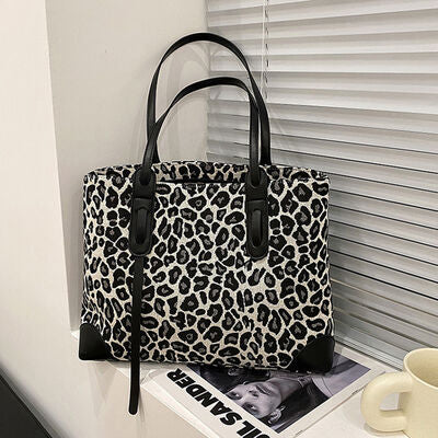 Vegan Leather Printed Medium Tote Bag - Bold Style Meets Everyday Functionality