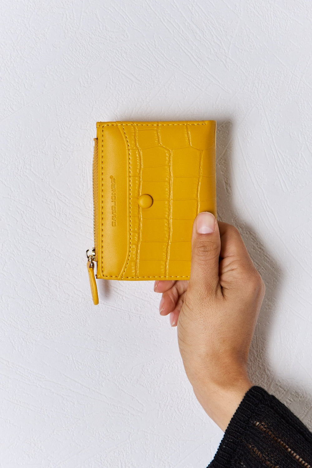 David Jones Texture Vegan Leather Mini Wallet - Big Style, Mini Size, You'll Adore!