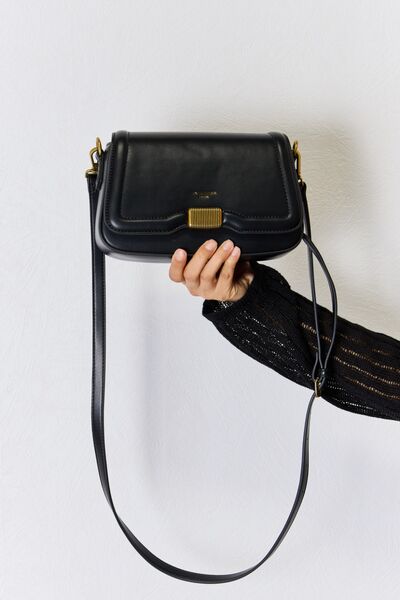 David Jones Vegan Leather Crossbody Bag - Effortless Style for Day or Night