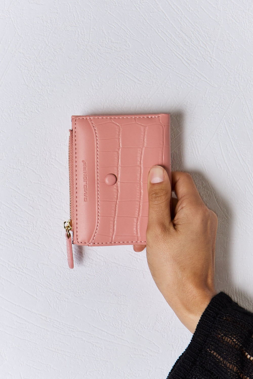 David Jones Texture Vegan Leather Mini Wallet - Big Style, Mini Size, You'll Adore!