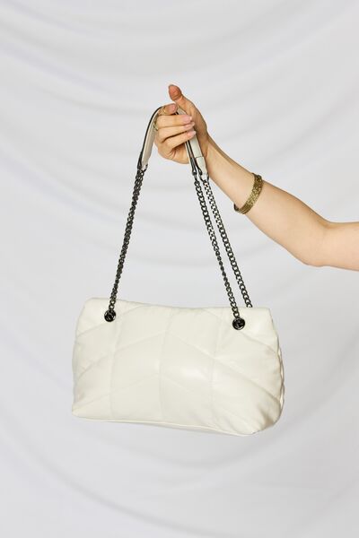 SHOMICO Vegan Leather Chain Handbag - Chic Versatility for the Modern Trendsetter