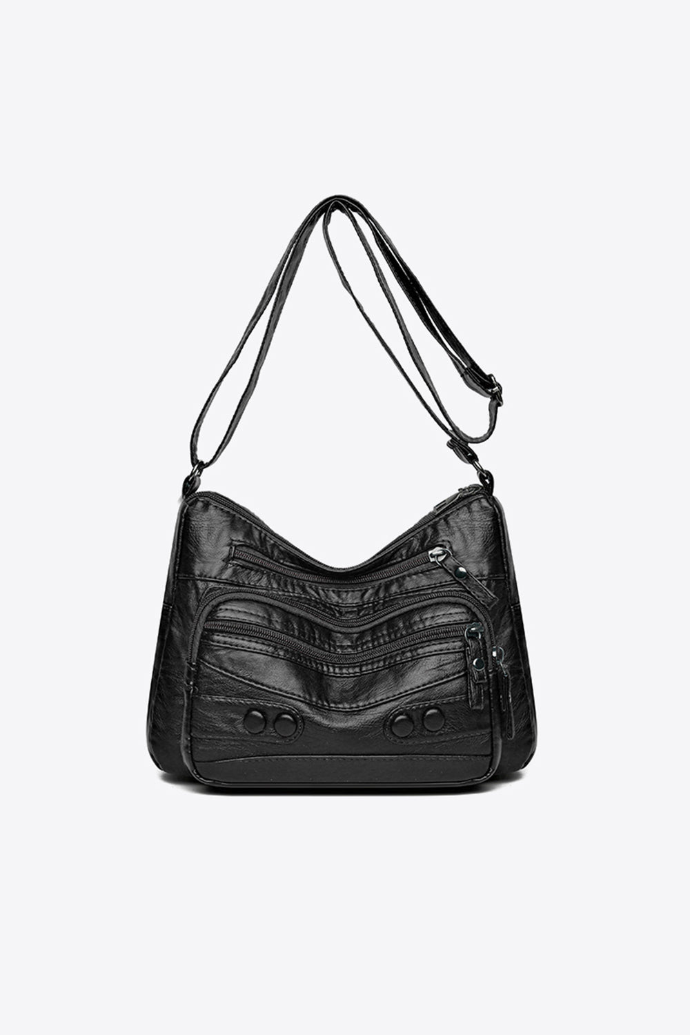 Vegan Leather Adjustable Strap Shoulder Bag - Find Your Perfect Fit!