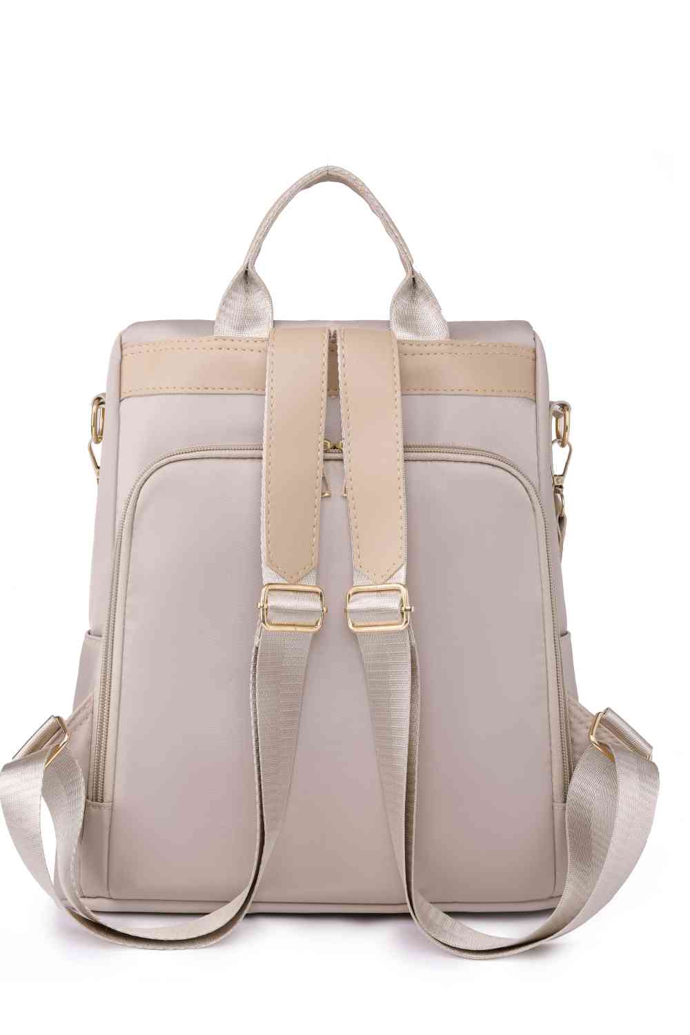 Zipper Pocket Beaded Backpack - Chic escape for the fashionable adventurer