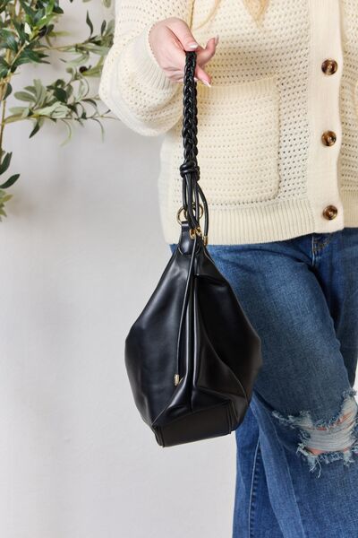 SHOMICO Braided Strap Shoulder Bag - Boho Chic Style with Everyday Functionality!