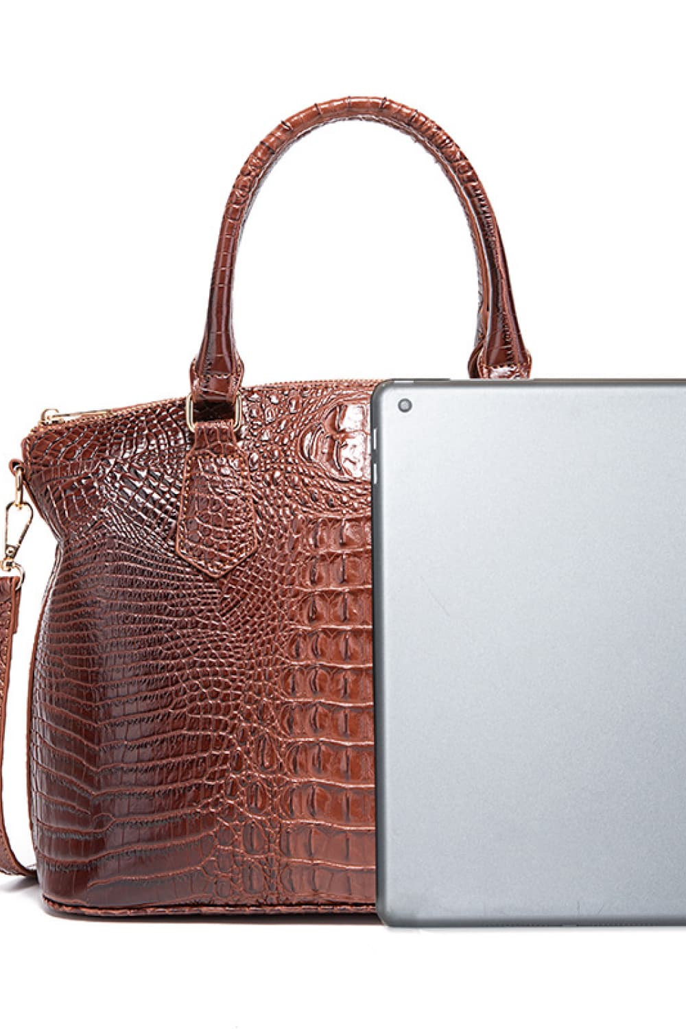 Vegan Leather Top Handle Handbag for Smart Casual Women - Effortless Elegance!