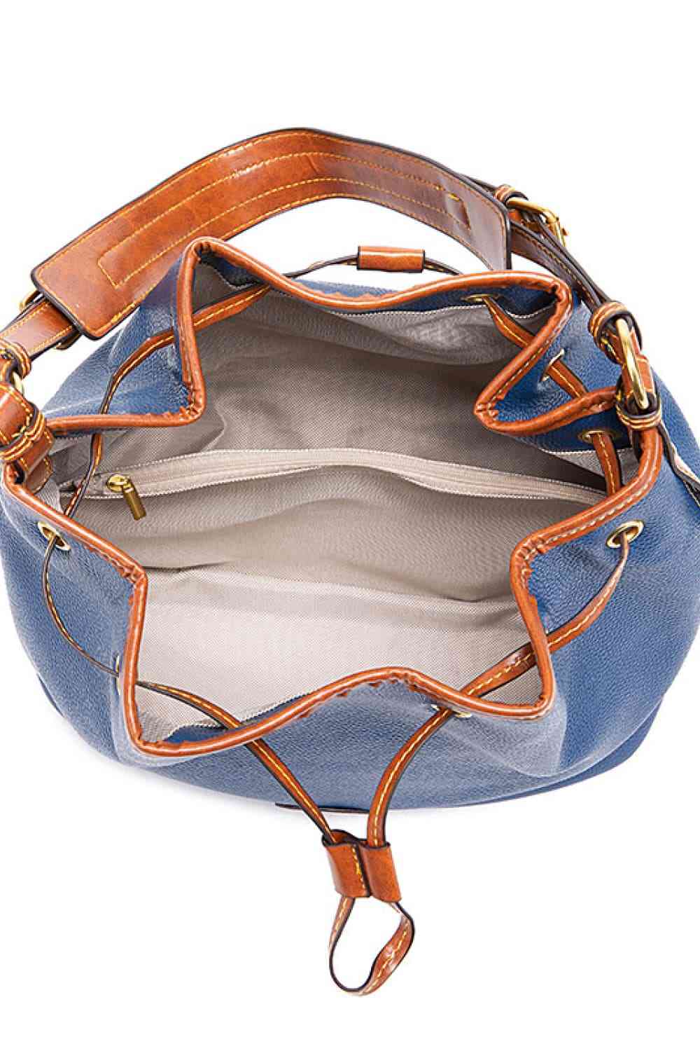 PU Drawstring Bucket Bag - Effortless Style with Modern Versatility!