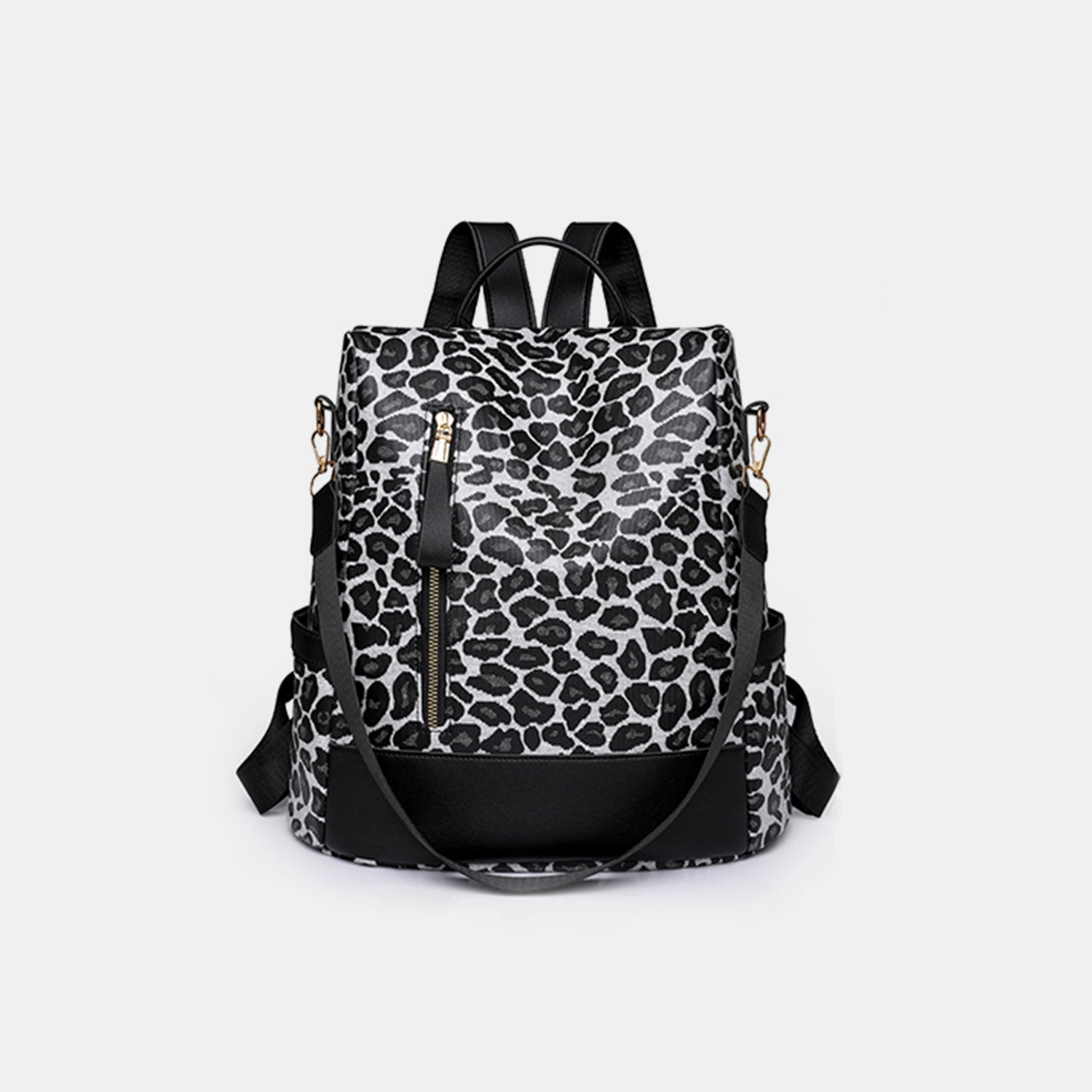 Leopard Vegan Leather Backpack Bag - Unleash Your Wild Side!