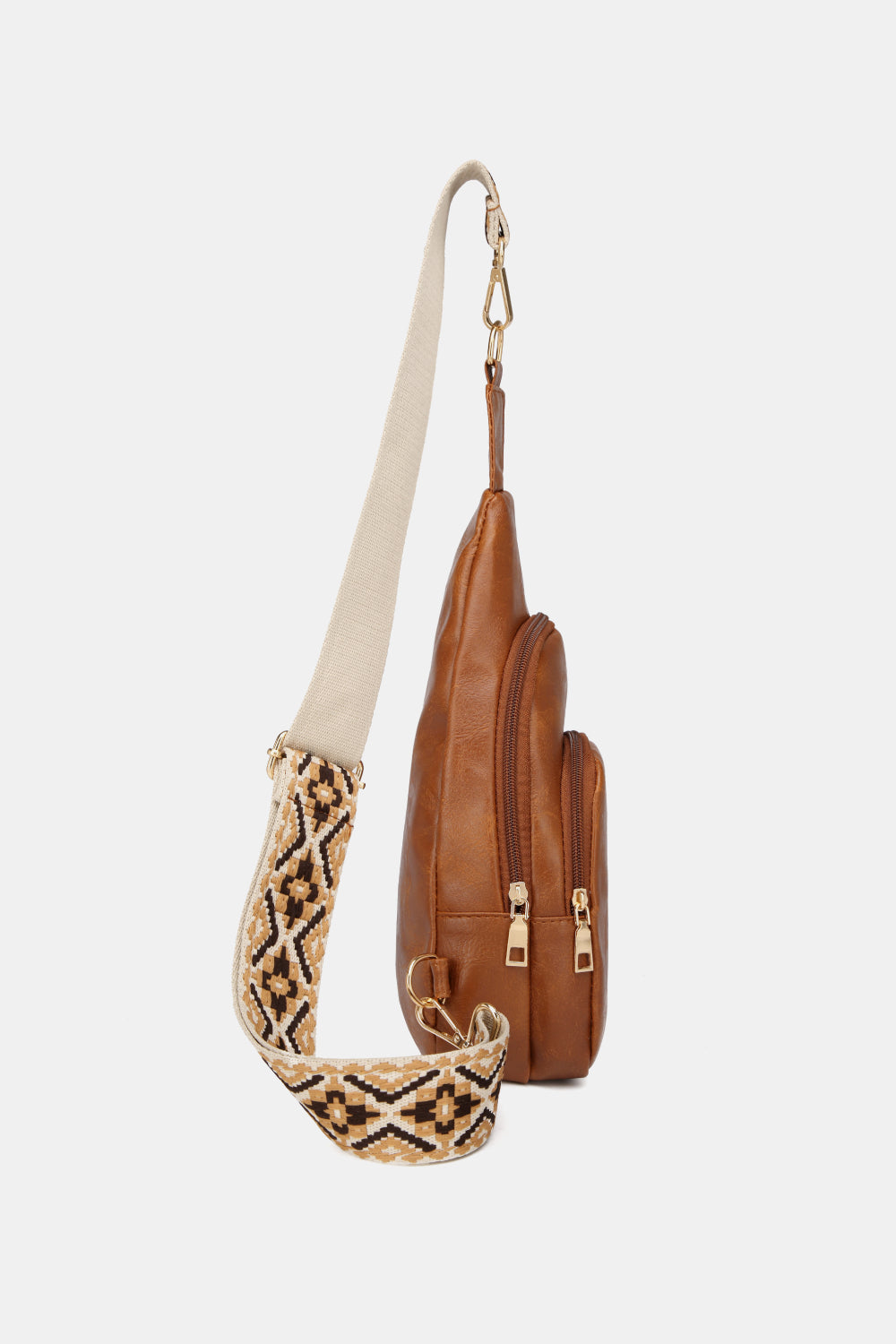 Vegan Leather Sling Bag - Hands-free convenience & effortless style!