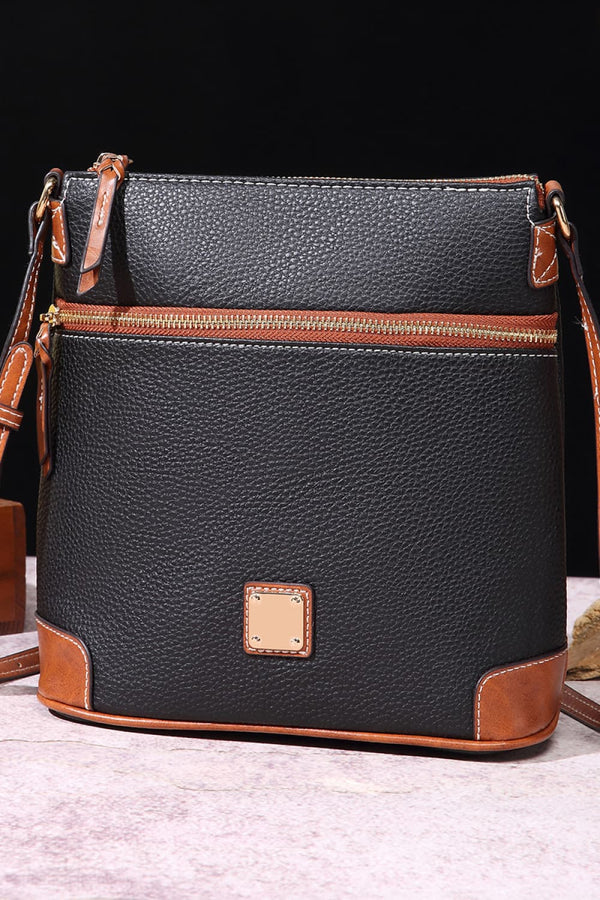 Vegan Leather Crossbody Bag - Classic Style, Modern Convenience!