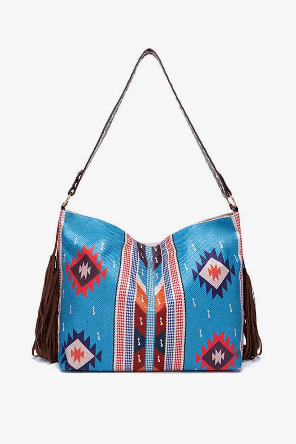 Geometric Canvas Tote Shoulder Bag - Spacious Style for the On-the-Go You!